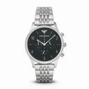 Emporio Armani Beta Chronograph Black Dial Stainless Steel Men's Watch AR1863