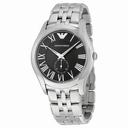 Emporio Armani Black Dial Stainless Steel Bracelet Men's Watch AR1706