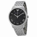 Emporio Armani Black Dial Stainless Steel Men's Watch AR1614