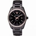 Emporio Armani Ceramica Black Dial Black Ceramic Quartz Watch AR1496