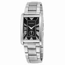Emporio Armani Classic Black Dial Stainless Steel Men's Watch AR1608