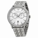 Emporio Armani Classic Chronograph Silver Dial Stainless Steel Men's Watch AR1796