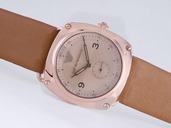 Emporio Armani Classic Mens AR0338 Quartz Stainless Steel with Rose Gold Bezel Mens Watch