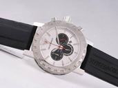 Emporio Armani Classic Mens AR0527 Quartz Chronograph Round White Dial Watch