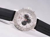 Emporio Armani Classic Mens AR0527 Quartz Chronograph Stainless Steel Bezel Watch