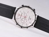 Emporio Armani Classic Mens AR0532 Quartz Chronograph White Dial Watch
