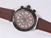 Emporio Armani Classic Mens AR1434 Brown Dial 47mm Stainless Steel Case Watch