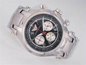 Emporio Armani Classic Mens AR1447 Black Dial Quartz Chronograph Round Watch