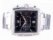 Emporio Armani Classic Mens AR2014 Black Dial Square Manual Winding Watch