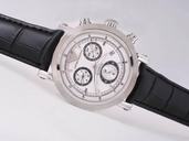 Emporio Armani Classic Mens AR2432 Black Cow Leather Strap 40mm Watch