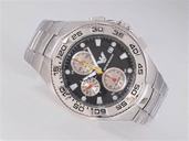 Emporio Armani Classic Mens AR5982 Black Dial 44mm Silver Stainless Steel Strap Watch