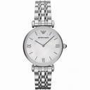Emporio Armani Classic Mother Of Pearl Dial Stainless Steel Quartz Men's Watch AR1682