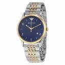 Emporio Armani Classic Navy Dial Two-tone Men's Watch AR1868