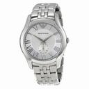 Emporio Armani Classic Silver Dial Stainless Steel Men's Watch AR1788