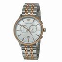 Emporio Armani Classic Silver Dial Cronograph Men's Watch AR1826