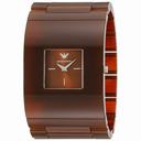Emporio Armani Donna Catwalk Brown Sunray Dial Ladies Dress Watch AR7397