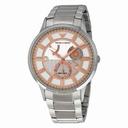Emporio Armani Meccanico Automatic Silver Dial Men's Watch AR4663