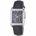 Emporio Armani Meccanico Black Dial Black Leather Men's Watch AR4235