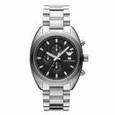 Emporio Armani Sportivo Chronograph Black Dial Stainless Steel Men's Watch AR5957
