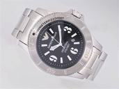 Emporio Armani Sports Divers AR0627 Black Dial Silver Stainless Steel Strap Watch