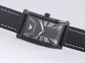Emporio Armani Super Slim AR2060 Mens PVD Case Stainless Steel Bezel Watch