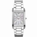 Emporio Armani White Mother of Pearl Dial Diamond Ladies Watch AR3169