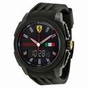 Ferrari Aerodinamico Black Dial Black Rubber Men's Watch 830123