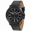 Ferrari Carbon Fiber Dial Black Leather Automatic Men's Watch FE-12-IPB-CP-BK