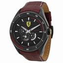 Ferrari Gran Premio Automatic Black Dial Brown Leather Men's Watch 830107