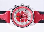 Ferrari Panerai Ferrari Granturismo FER00013 Black Crocodile Leather Strap Red Dial 42mm Watch
