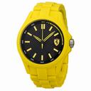 Ferrari Pit Crew Black Dial Yellow Silicone Men's Watch 830195