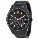 Ferrari Scuderia Chronograph Black Dial Black Ion-plated Men's Watch 830046