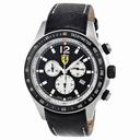 Ferrari Scuderia Chronograph Black Dial Black Leather Men's Watch FE-07-ACIP-CP-BK