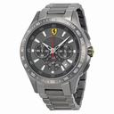 Ferrari Scuderia Chronograph Grey Dial Grey Ion-plated Men's Watch 830096