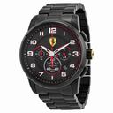 Ferrari Scuderia Heritage Chronograph Black Dial Black Ion-plated Men's Watch 830054