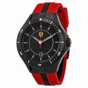 Ferrari Scuderia Race Day Black Dial Red and Black Silicone Men's Watch 830080