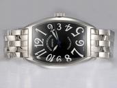 Franck Muller Cintree Curvex 1752 QZ ACB ACE Stainless Steel Case Midsize Rectangle Watch