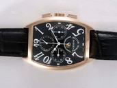 Franck Muller Cintree Curvex Chronograph 9800 CC QP B Manual Winding Midsize 36x49mm Watch