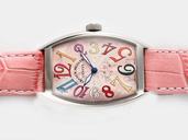 Franck Muller Cintree Curvex Crazy Hours 5850 SC CODR Womens Stainless Steel Bezel Automatic Watch