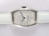 Franck Muller Cintree Curvex Crazy Hours K18WG 7851CH Automatic White Dial Rectangle Watch