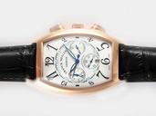 Franck Muller Cintree Curvex Master Calendar 4240 Rectangle Automatic White Dial Watch