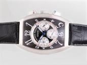 Franck Muller Cintree Curvex Master Calendar 8880 CC MC AT Automatic Black Dial 35x47mm Watch