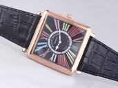 Franck Muller Colour Dreams Collection 6002-CODR-DT Rose Gold Case 42x42mm Mens Watch