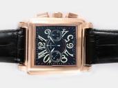 Franck Muller Conquistador Cortez 10000-CC 41x41mm Black Dial Manual Winding Watch