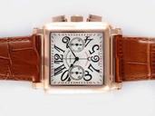 Franck Muller Conquistador Cortez 10000-CC White Dial Square Manual Winding Watch