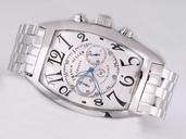 Franck Muller Conquistador Cortez 8005 CC A 40x55mm Stainless Steel Case Watch