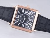 Franck Muller Master Square 6002 DT Rose Gold Case Mens 42x42mm Watch