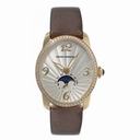 Girard Perregaux Cats Eye Diamond 18kt Yellow Gold Brown Satin Ladies Watch 08049-D0-A51-1151