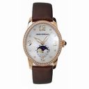 Girard Perregaux Cats Eye Diamond 18kt Rose Gold Brown Satin Ladies Watch 08049-D0-A5272L7