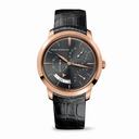 Girard Perregaux 1966 Black Dial Pink Gold Black Leather Automatic Men's Watch 49538-52-231-BK6A
